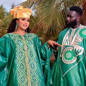 Tenue traditionnelle Bazin riche Guinée